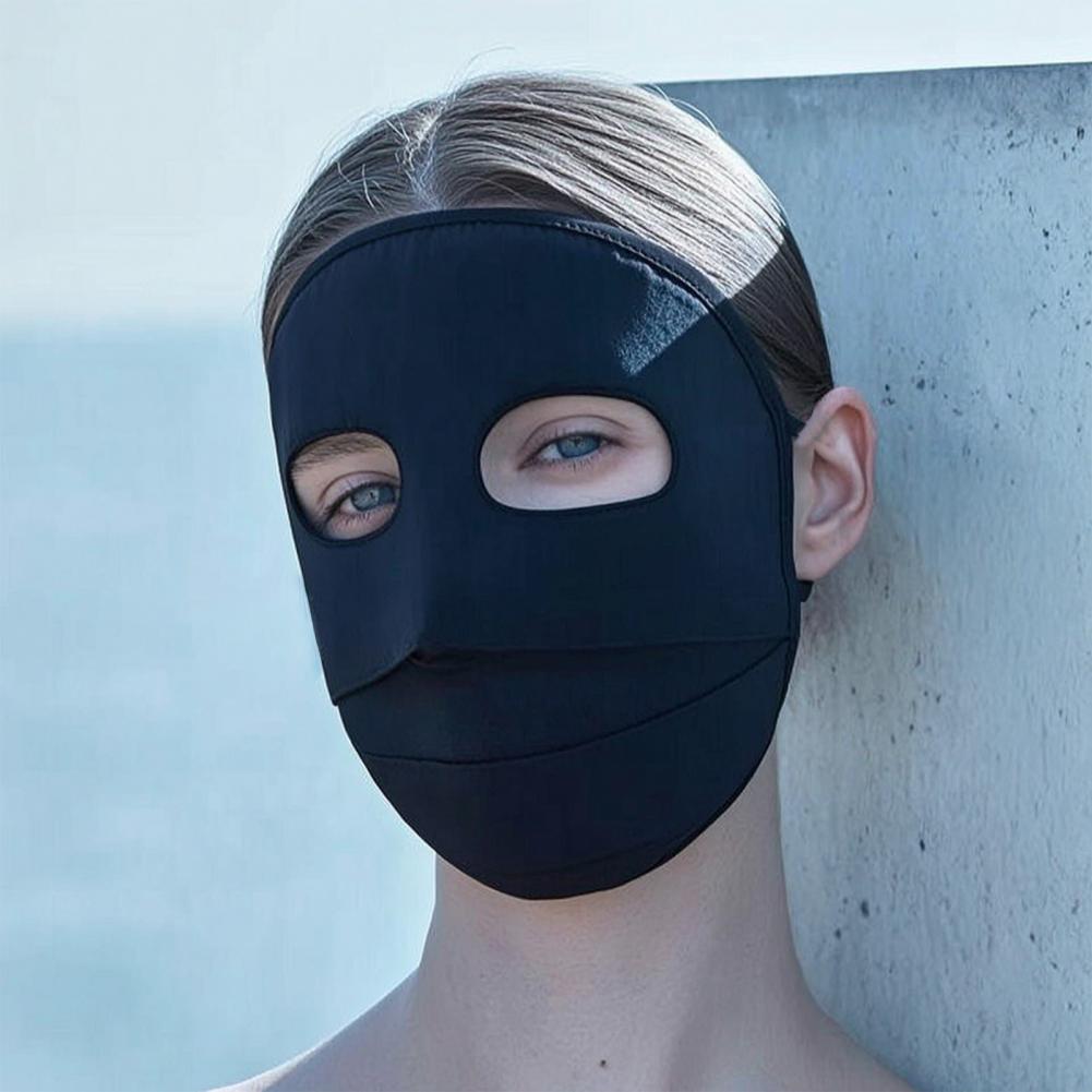 Headband Summer Knit - Lightweight Soft Ice Silk Face Guard