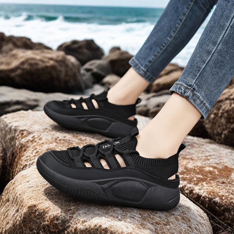 Wedge Espadrille Women - Women's Openwork Breathable Oversized Shoes Mesh