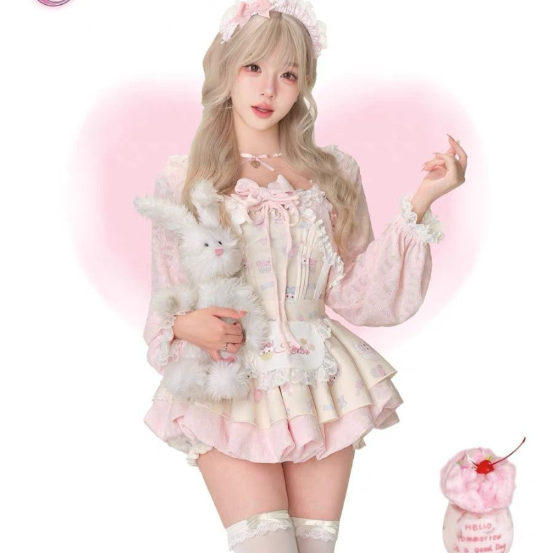 Japanese Sweet Lolita Style 3  - Crop Top Crochet recensie en prijs