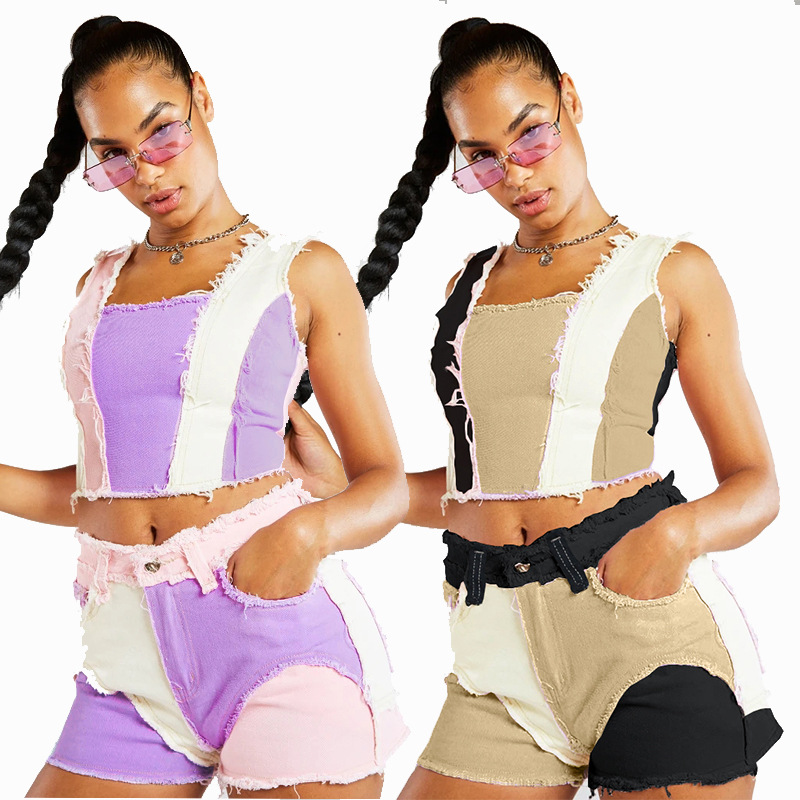 Fashion Mid-Waist Slim Fit Tor - Shorts Denim Frayed recensie en prijs