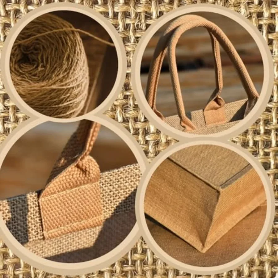 15 Pack Burlap Tote Bags 12x12 - Tote Bag Beach recensie en prijs