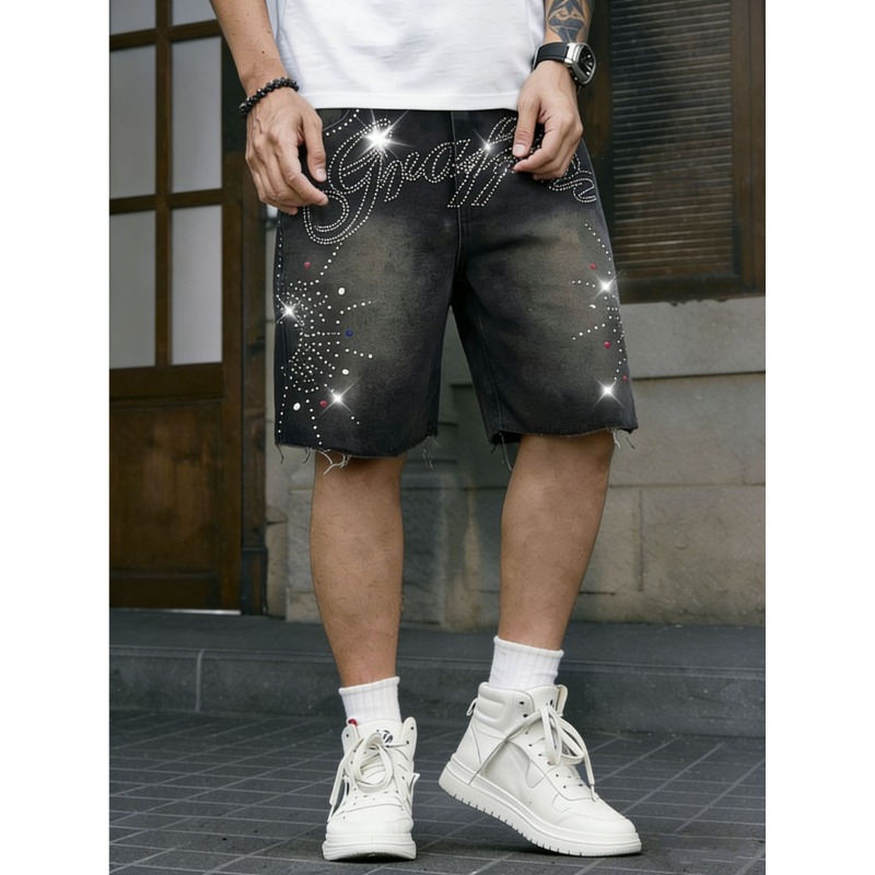 American Streetwear Men's Non- - Shorts Denim Frayed recensie en prijs