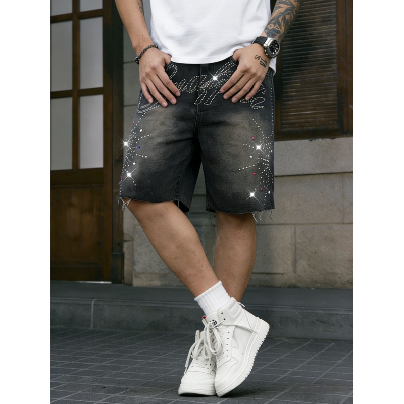 American Streetwear Men's Non- - Shorts Denim Frayed recensie en prijs
