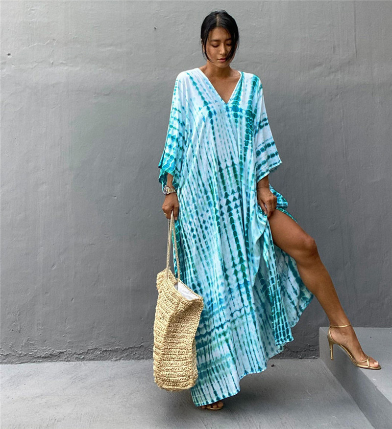 Plus Size Women Beachwear Long - Cover Up Kaftan recensie en prijs