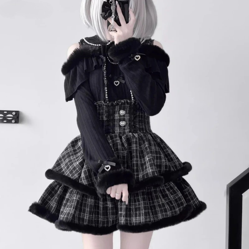 Y2k Japan Style Gothic Y2k Lol - Blouse Off Shoulder recensie en prijs