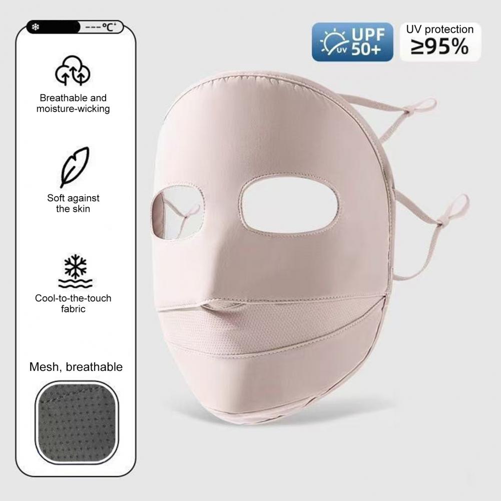 Lightweight Soft Ice Silk Face - Headband Summer Knit recensie en prijs