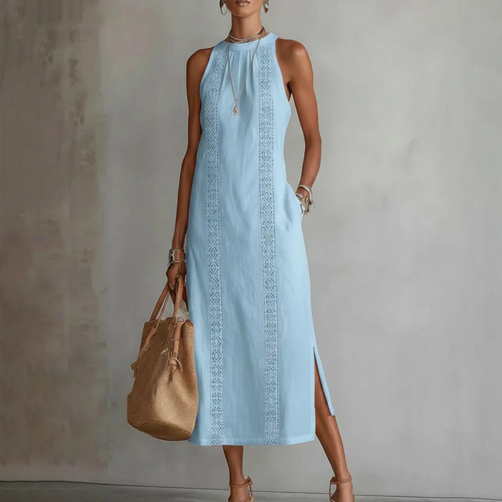 2026 Summer Dress for Women Sl - Linen Dress Wrap recensie en prijs