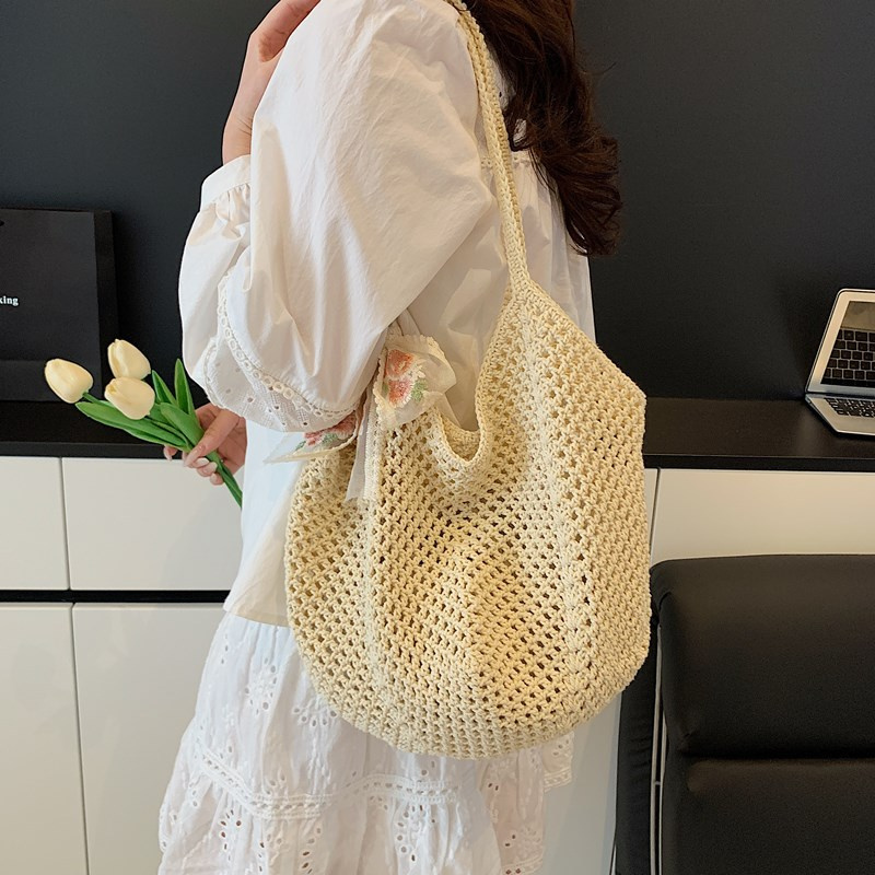 Summer Lace Bow Tote Bags Wome - Crochet Bag Raffia recensie en prijs