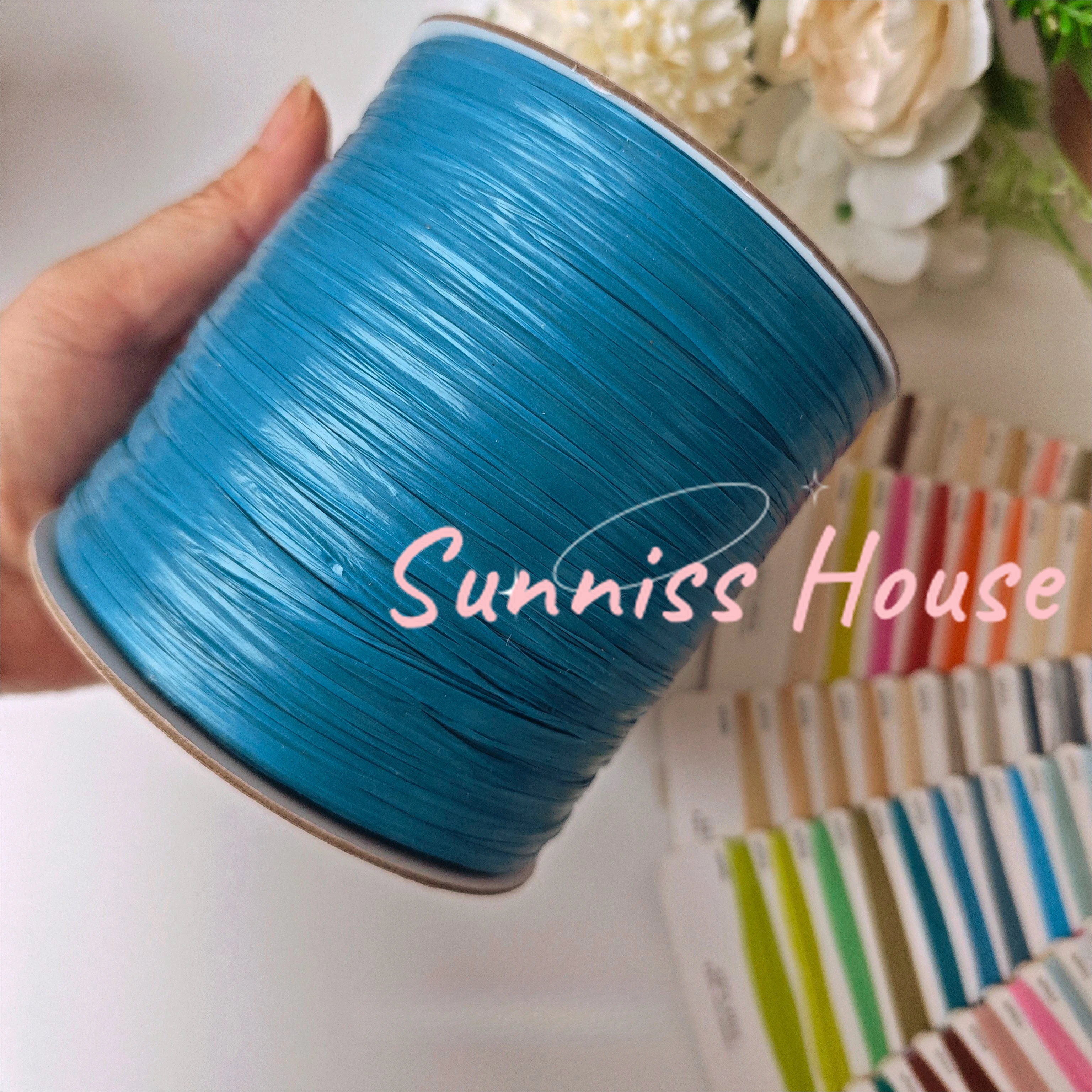 600M Matte Raffia Yarn，330g Ar - Crochet Bag Raffia recensie en prijs