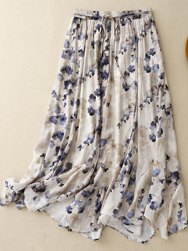 Floral A-Line Skirt Women's El - Midi Skirt Floral recensie en prijs