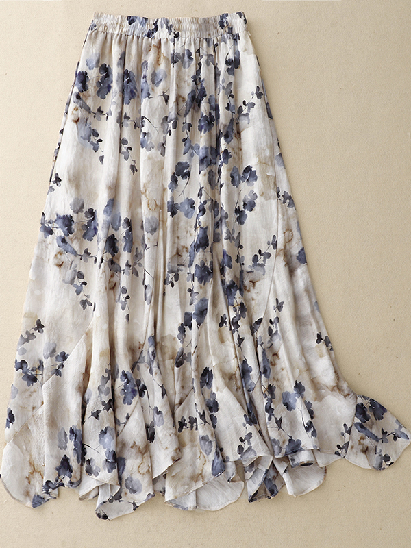 Floral A-Line Skirt Women's El - Midi Skirt Floral recensie en prijs