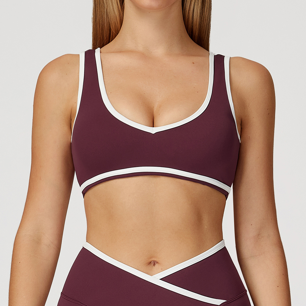 V-Neck Sports Bra Women Top Pu - Crop Top Crochet recensie en prijs