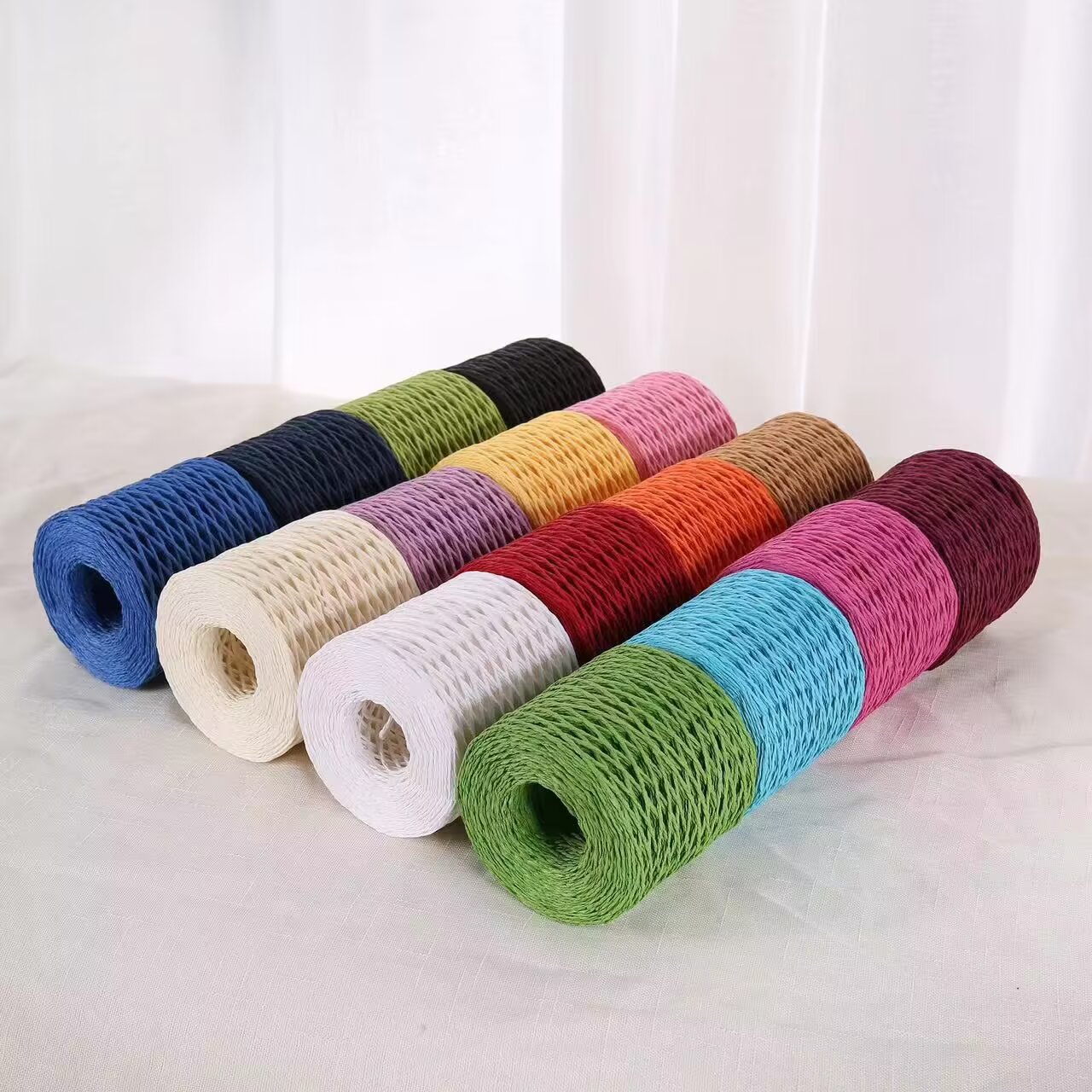 190g Raffia Yarn, Straw Paper  - Crochet Bag Raffia recensie en prijs