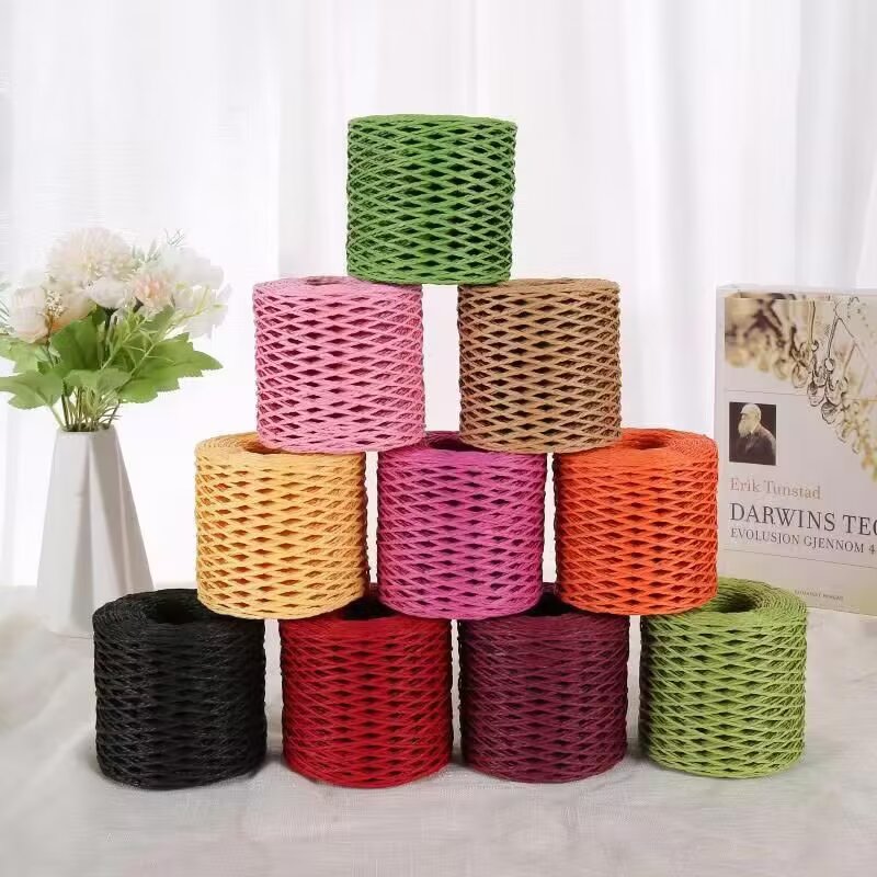 190g Raffia Yarn, Straw Paper  - Crochet Bag Raffia recensie en prijs