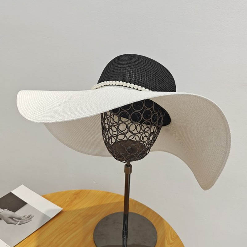 Two Tones Wide Brim Summer Hat - Hat Floppy Wide recensie en prijs