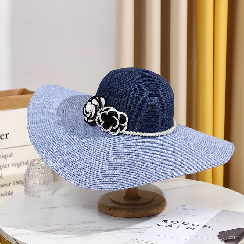 Two Tones Wide Brim Summer Hat - Hat Floppy Wide recensie en prijs