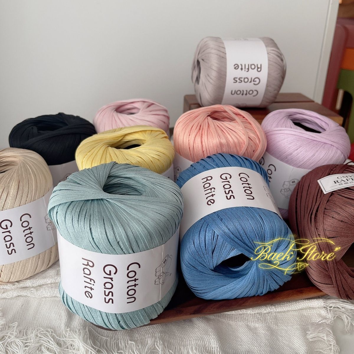 102M/roll Multicolor Raffia Ya - Crochet Bag Raffia recensie en prijs