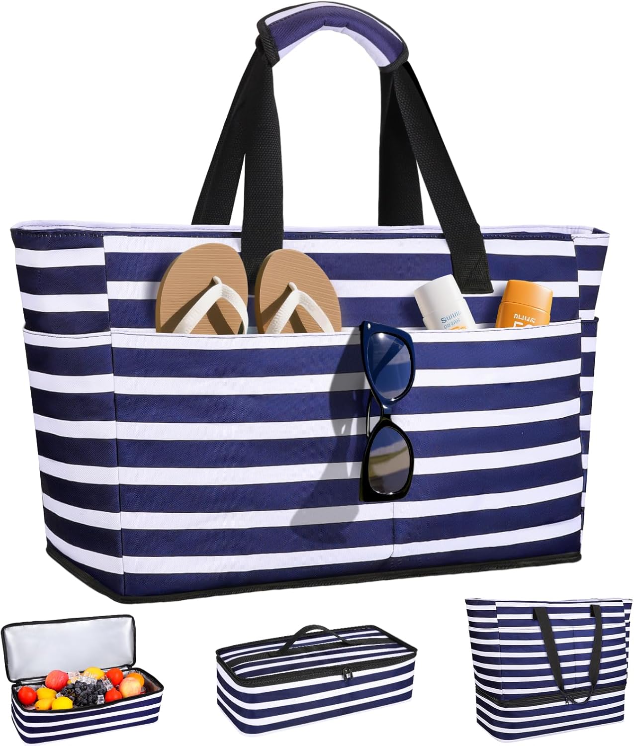 Beach Bag with Cooler, 49L Wat - Tote Bag Beach recensie en prijs