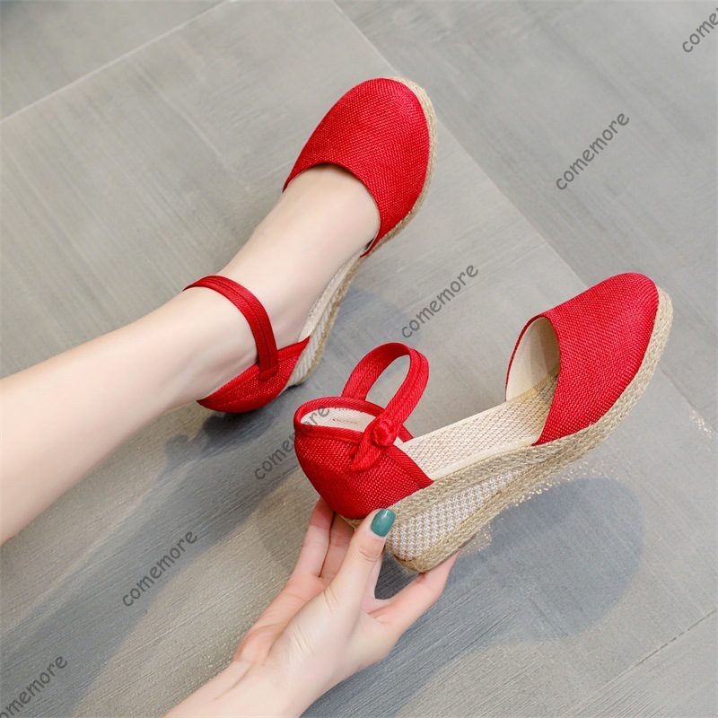 Comemore Sandals High Heel Sum - Wedge Espadrille Women recensie en prijs