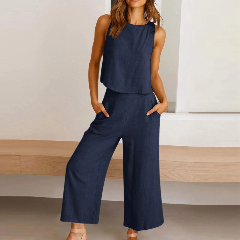 2025 New Summer Tops Cotton Li - Linen Pant Wide recensie en prijs