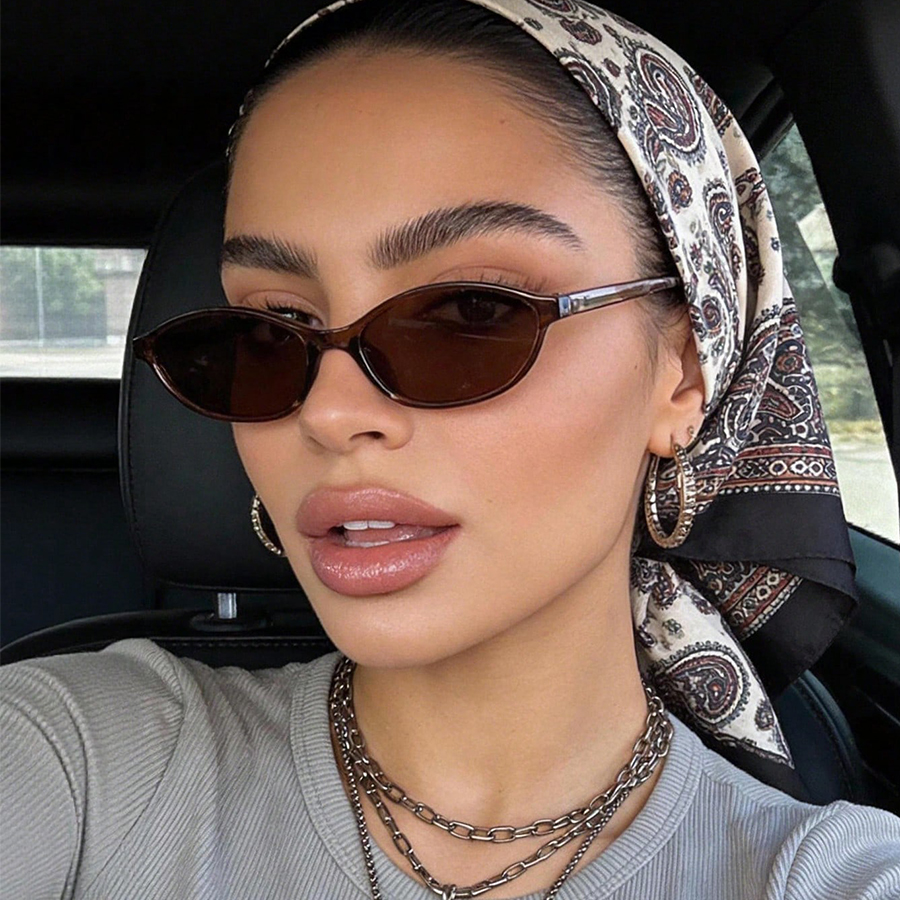Fashion Oval Simple Literary S - Sunglasses Cat Eye recensie en prijs
