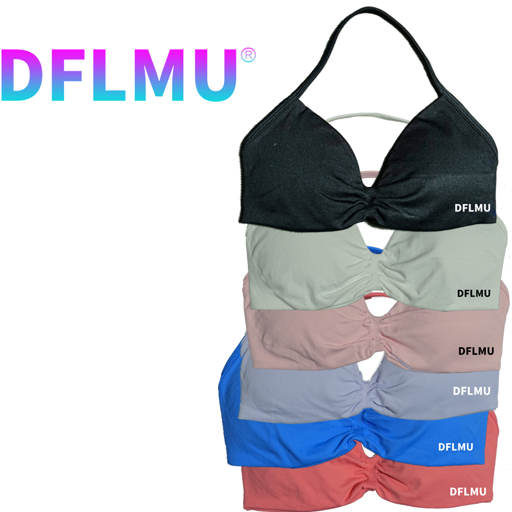 DFLMU Women Halter Sports Bra  - Crop Top Crochet recensie en prijs