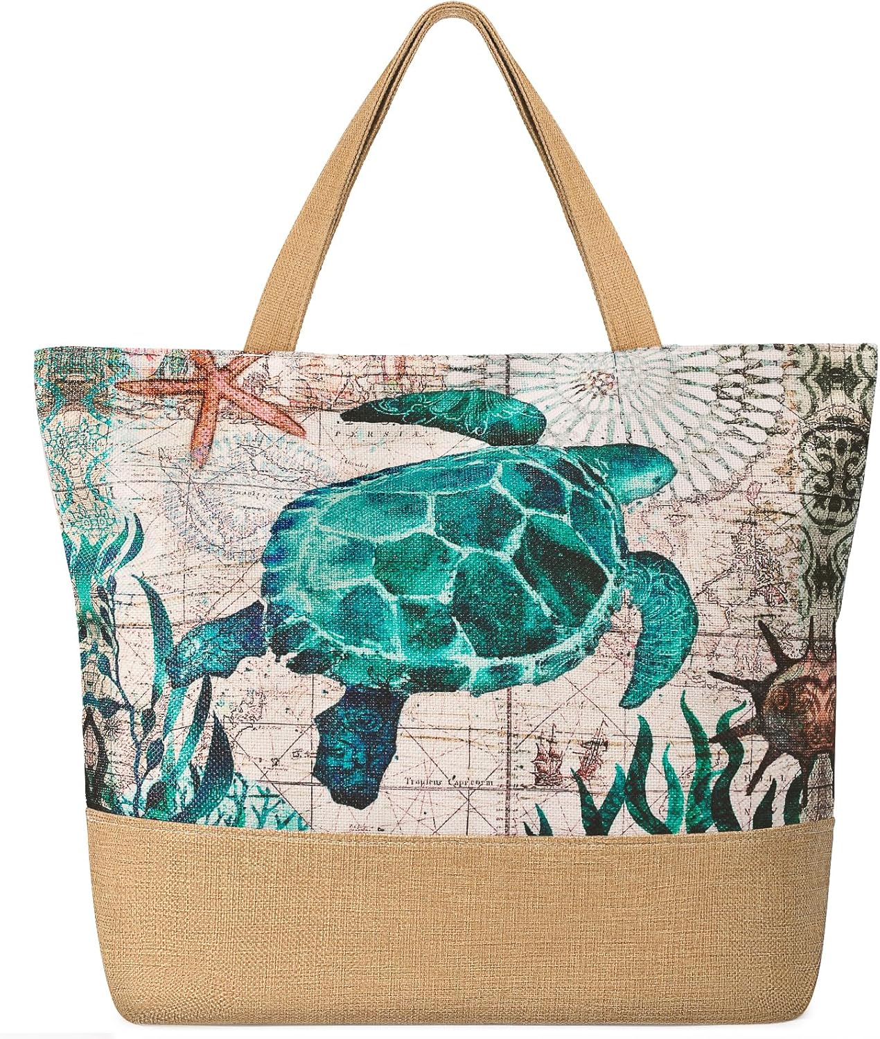 Large Beach Bag for Women with - Tote Bag Beach recensie en prijs