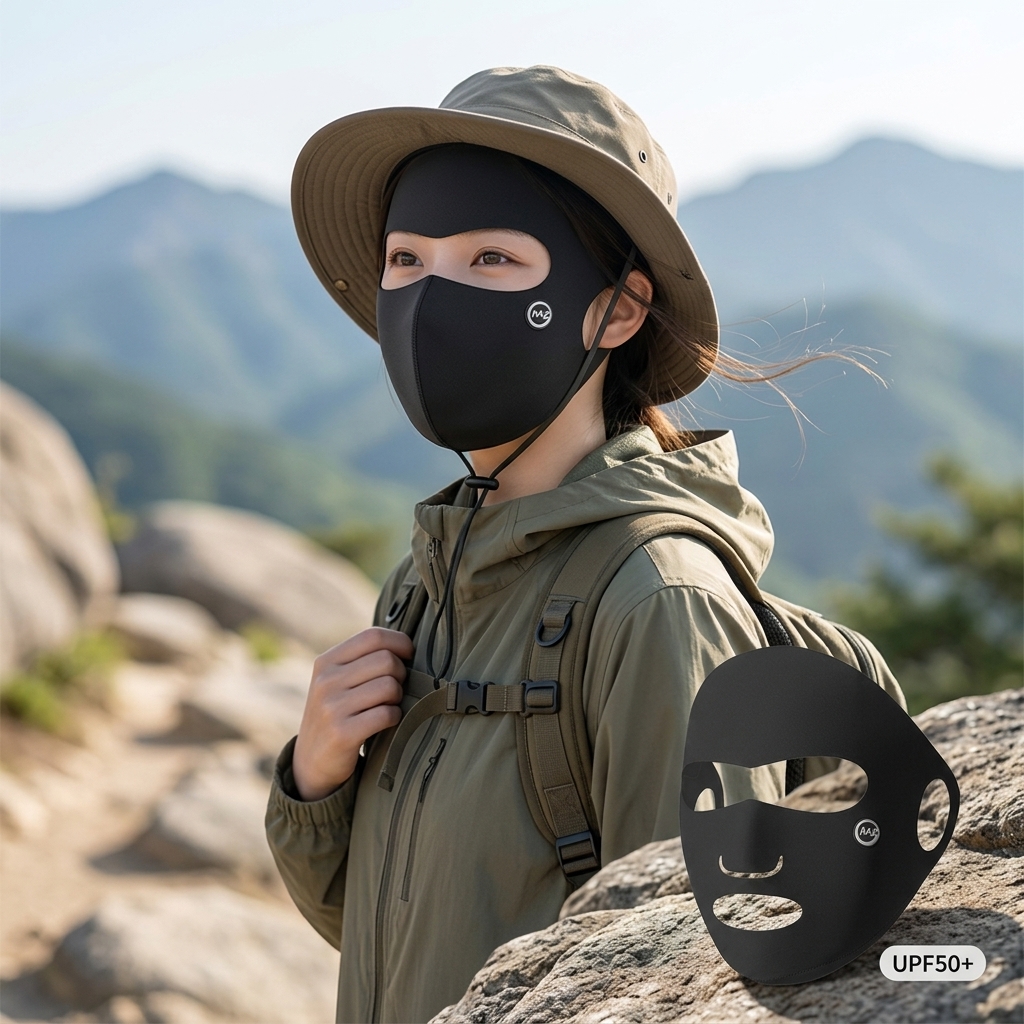 Ice Silk Sun Protection Mask F - Headband Summer Knit recensie en prijs