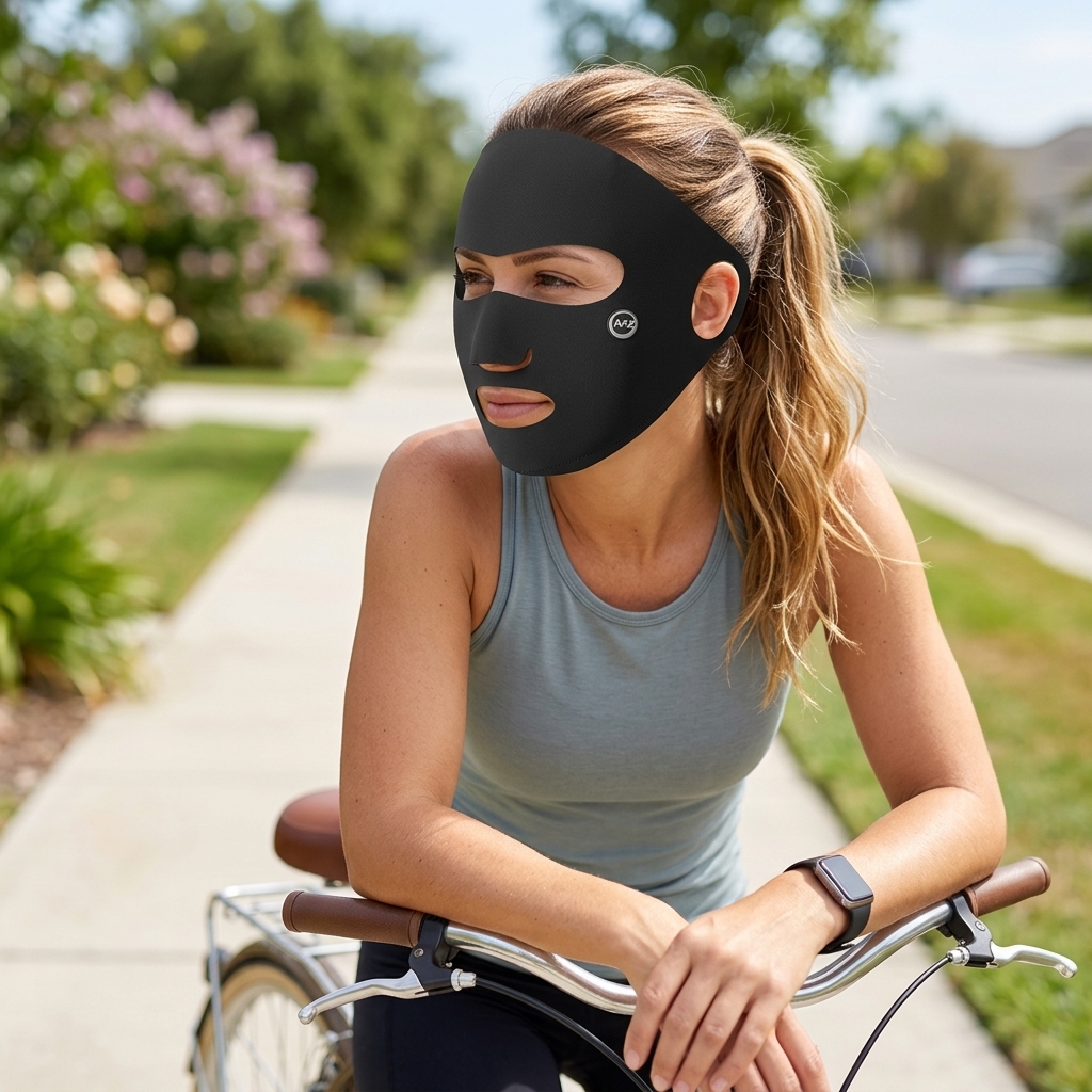 Ice Silk Sun Protection Mask F - Headband Summer Knit recensie en prijs