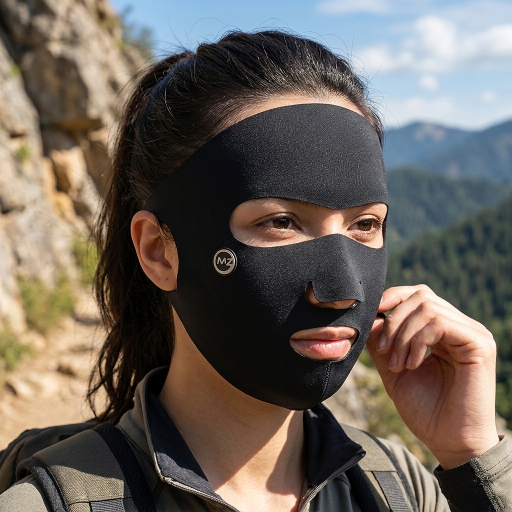 Ice Silk Sun Protection Mask F - Headband Summer Knit recensie en prijs