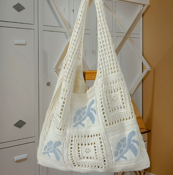 1Pc Sea Turtle Crochet Hollow  - Tote Bag Beach recensie en prijs
