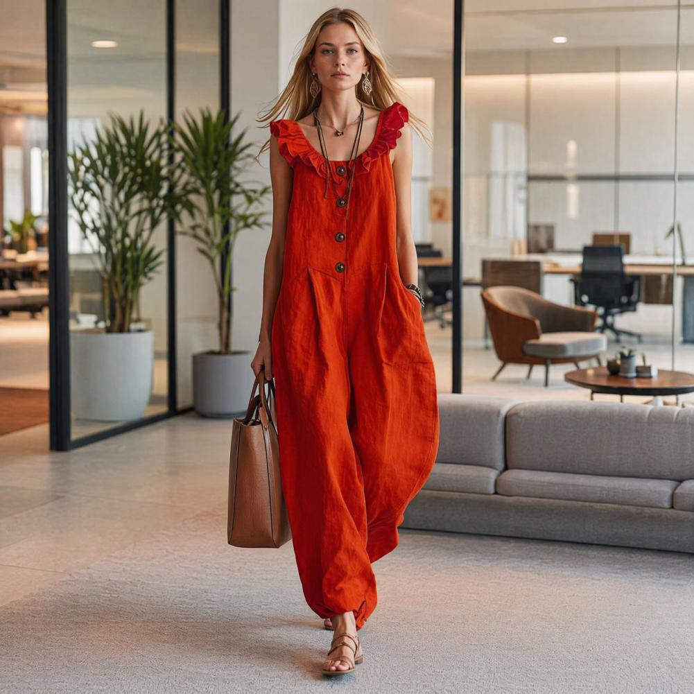 Relaxed Fit Romper Women Women - Jumpsuit Linen Relaxed recensie en prijs