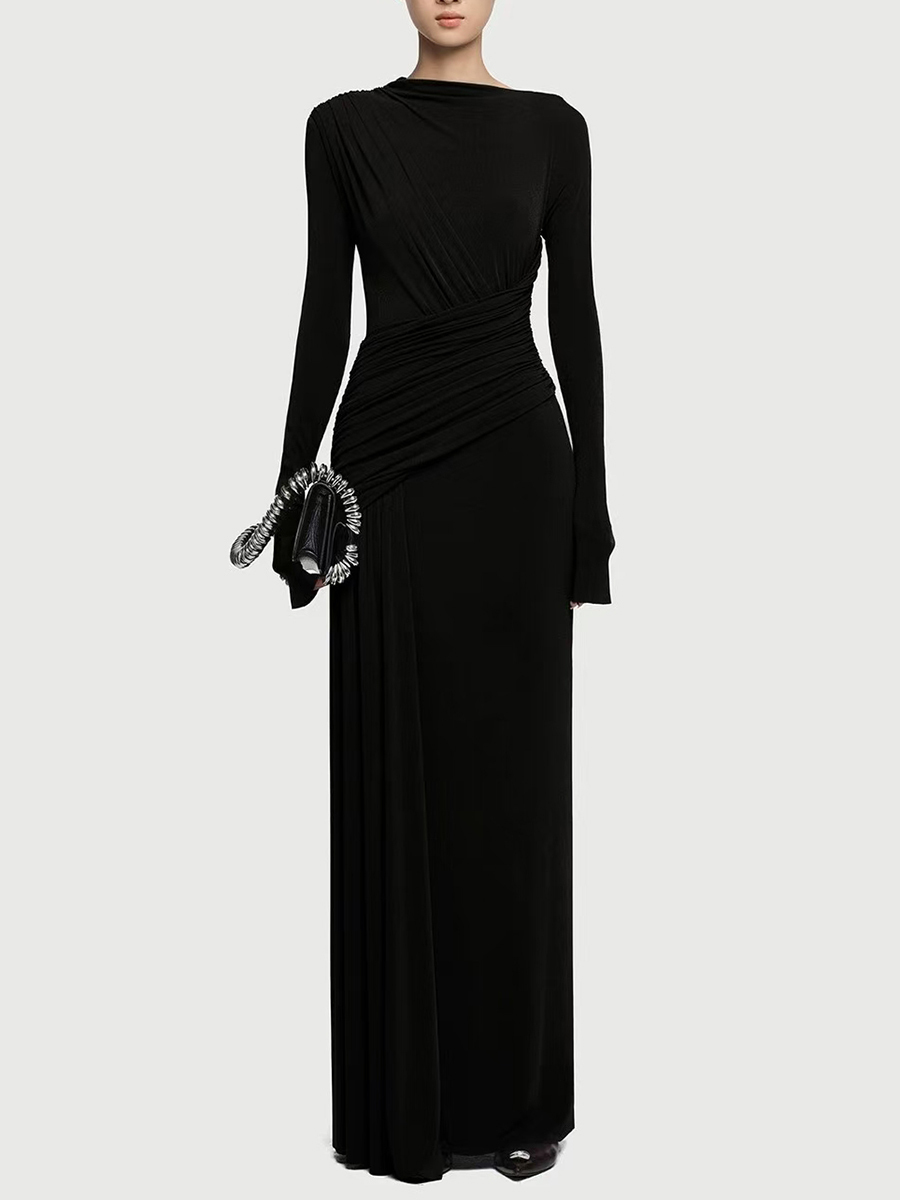 TWOTWINSTYLE Solid Slimming Dr - Linen Dress Wrap recensie en prijs