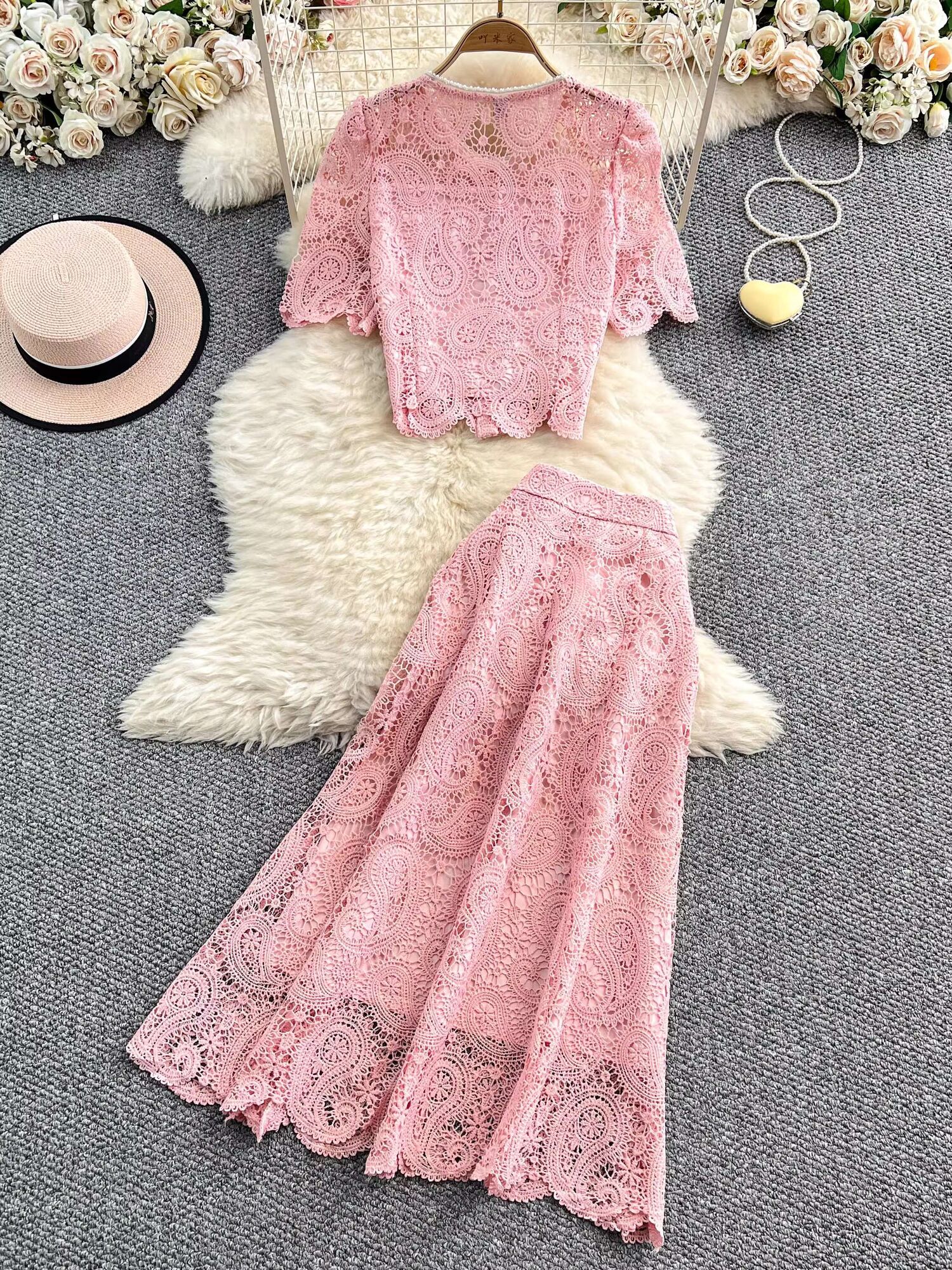 Elegant Pearl Long Dress Suits - Midi Skirt Floral recensie en prijs