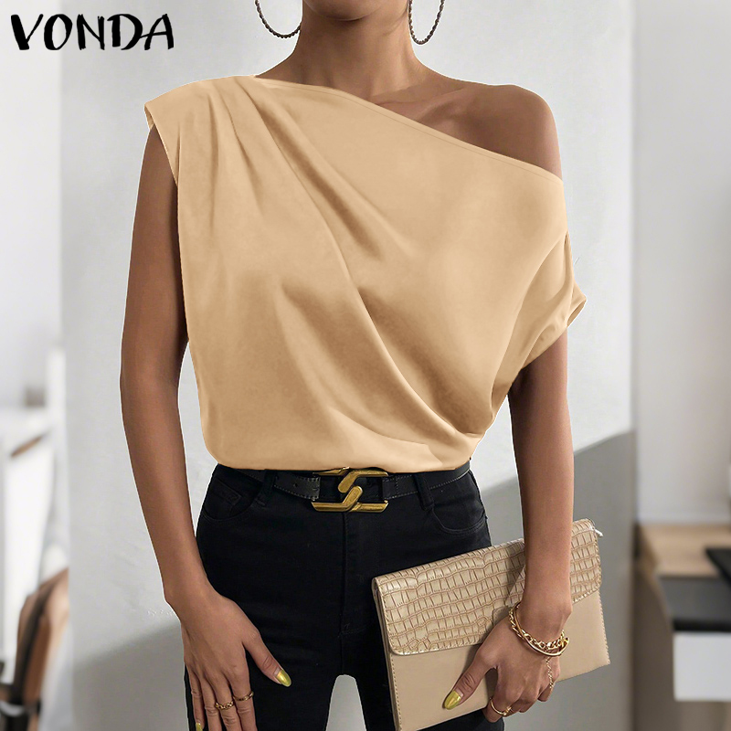 Plus Size 5XL VONDA Women Blou - Blouse Off Shoulder recensie en prijs