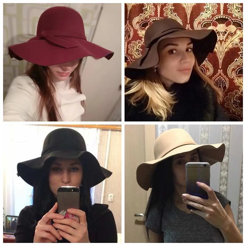 White Dome-shaped Ladies' Hat  - Hat Floppy Wide recensie en prijs