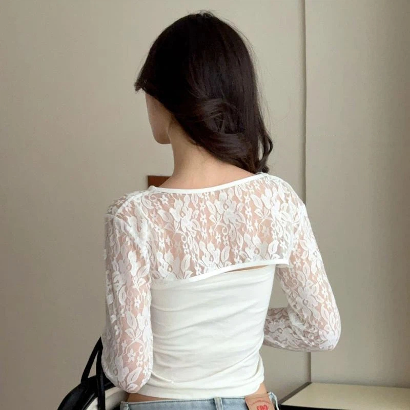 Sexy Hollow Out See Through La - Crop Top Crochet recensie en prijs