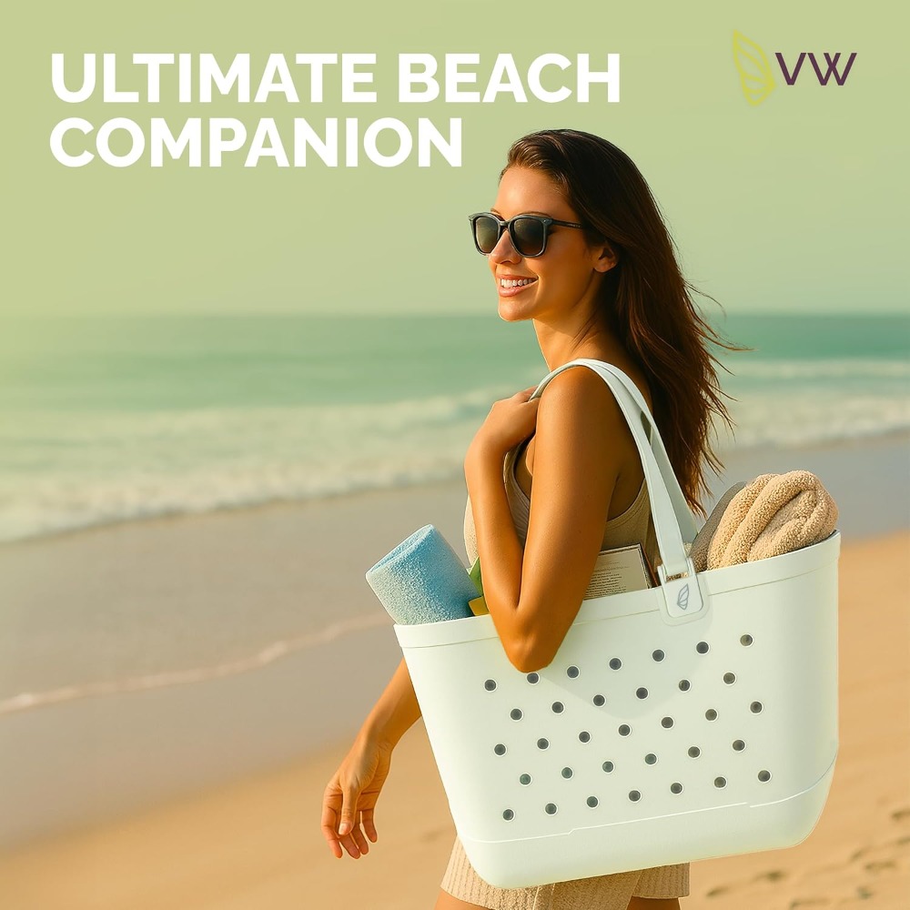 Large Rubber Beach Tote Bag -  - Tote Bag Beach recensie en prijs