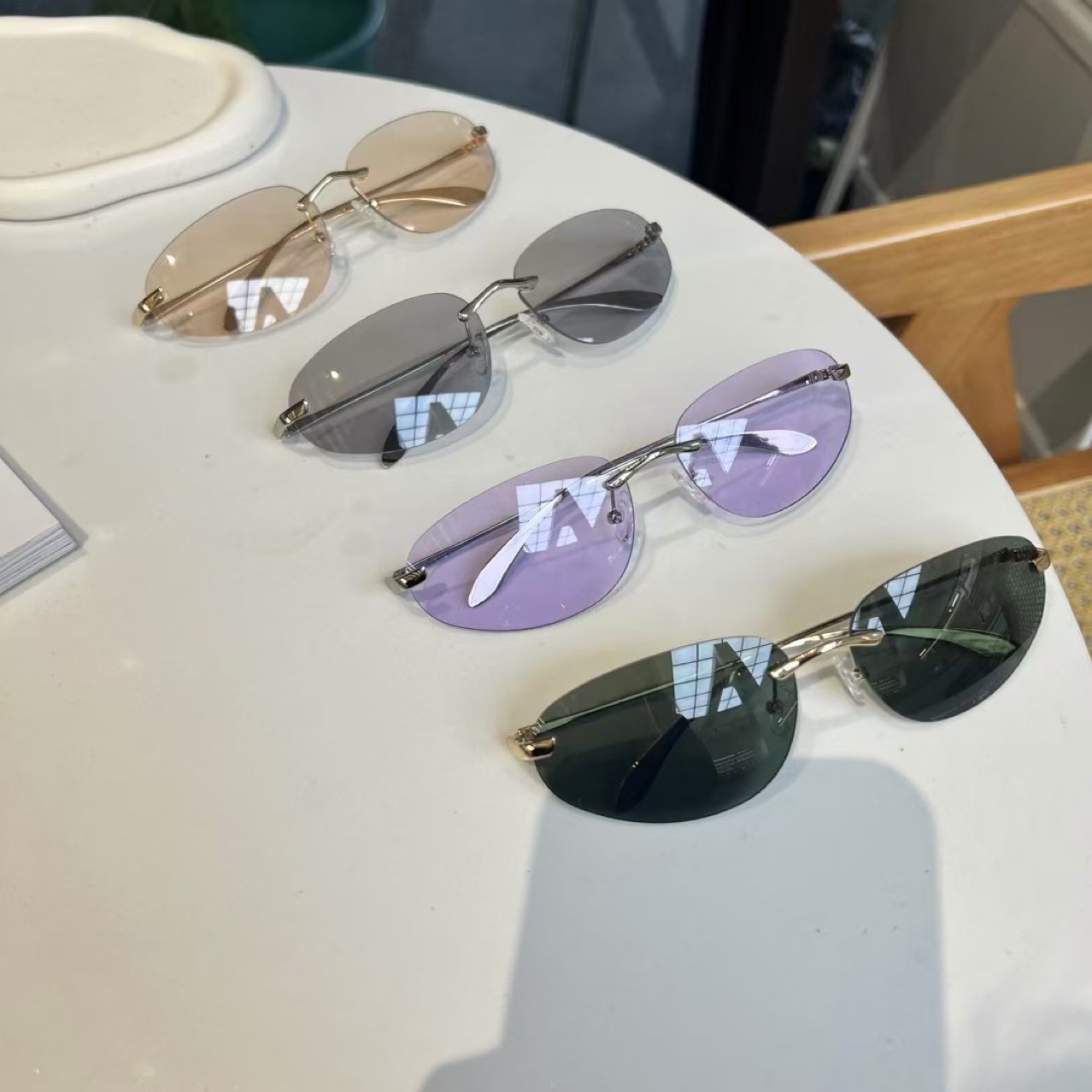 UV400 Rimless Shades, Cat Eye  - Sunglasses Cat Eye recensie en prijs