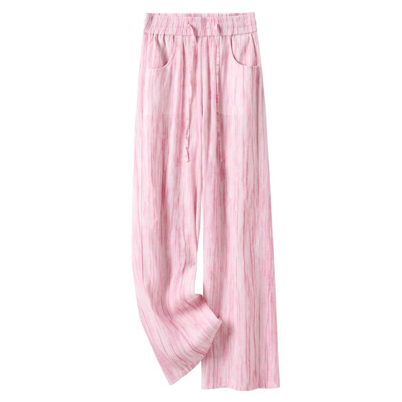 Tie-Dye Ice Silk Cotton Linen  - Linen Pant Wide recensie en prijs