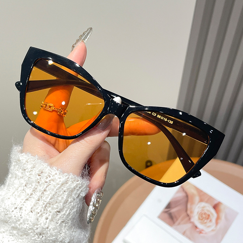 Women Color Block Cat Eye Eyeg - Sunglasses Cat Eye recensie en prijs