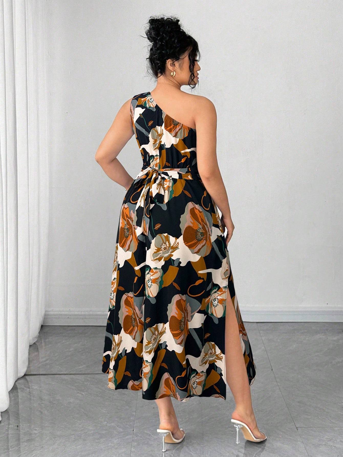 Asymmetrical One-Shoulder Flor - Midi Skirt Floral recensie en prijs