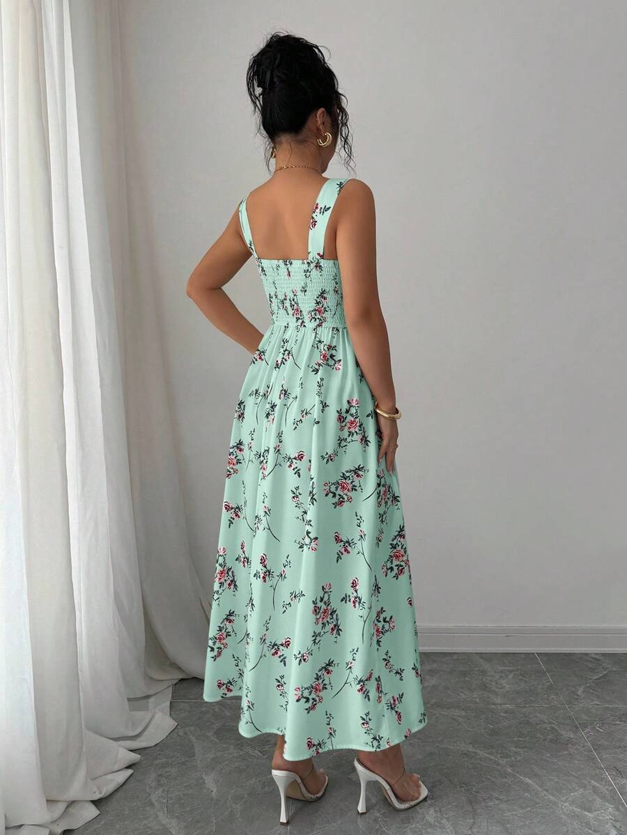Mint Green Floral Midi Dress W - Midi Skirt Floral recensie en prijs