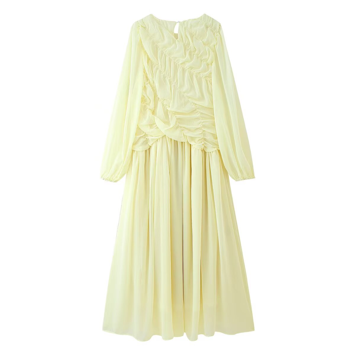 Autumn Long Sleeve Dresses 202 - Linen Dress Wrap recensie en prijs
