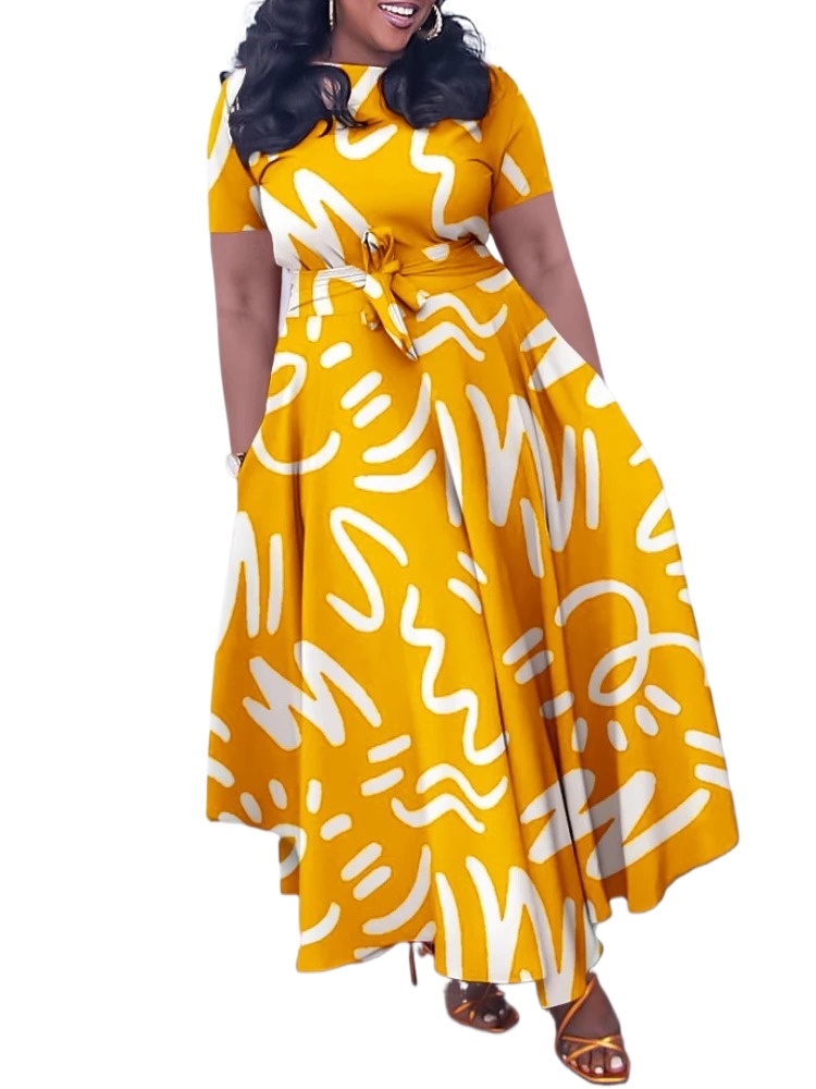 Floral Print Tie Waist Midi Dr - Midi Skirt Floral recensie en prijs