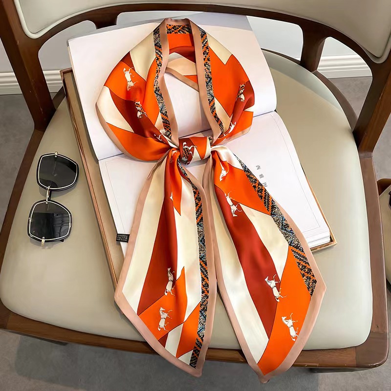 Luxury Design Long Silk Scarf  - Headband Summer Knit recensie en prijs