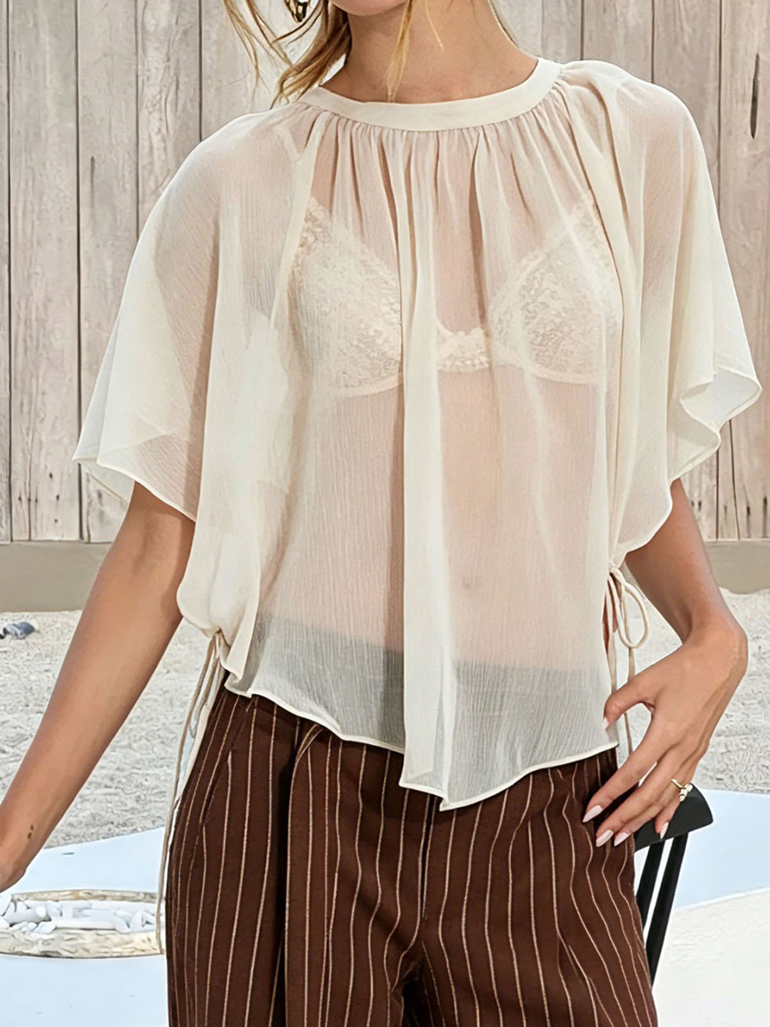 Women s Sheer Lace Kimono Card - Kimono Sheer Floral recensie en prijs