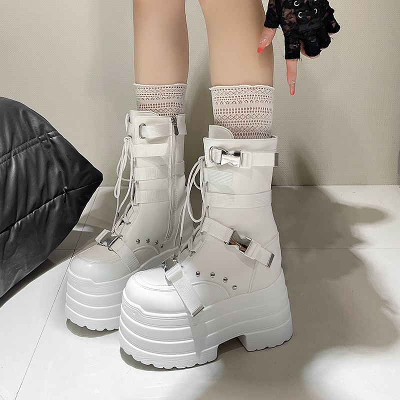 13.5CM,17CM Women Punk Boots A - Wedge Espadrille Women recensie en prijs