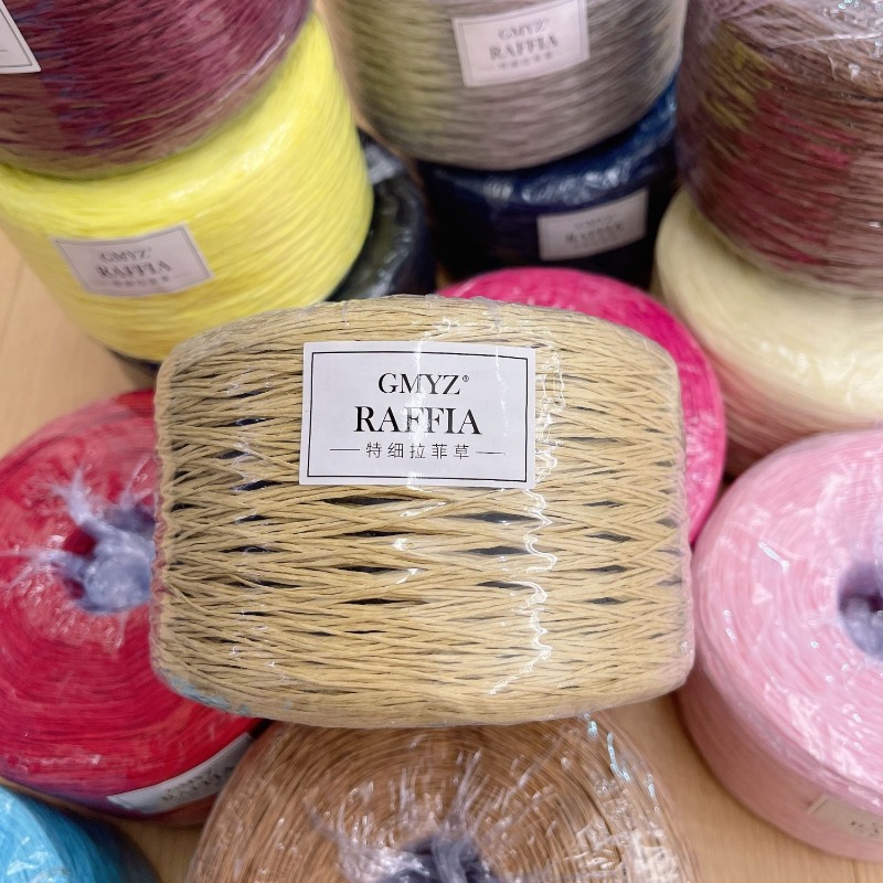 250g/pcs Thin Flat Raffia Yarn - Crochet Bag Raffia recensie en prijs