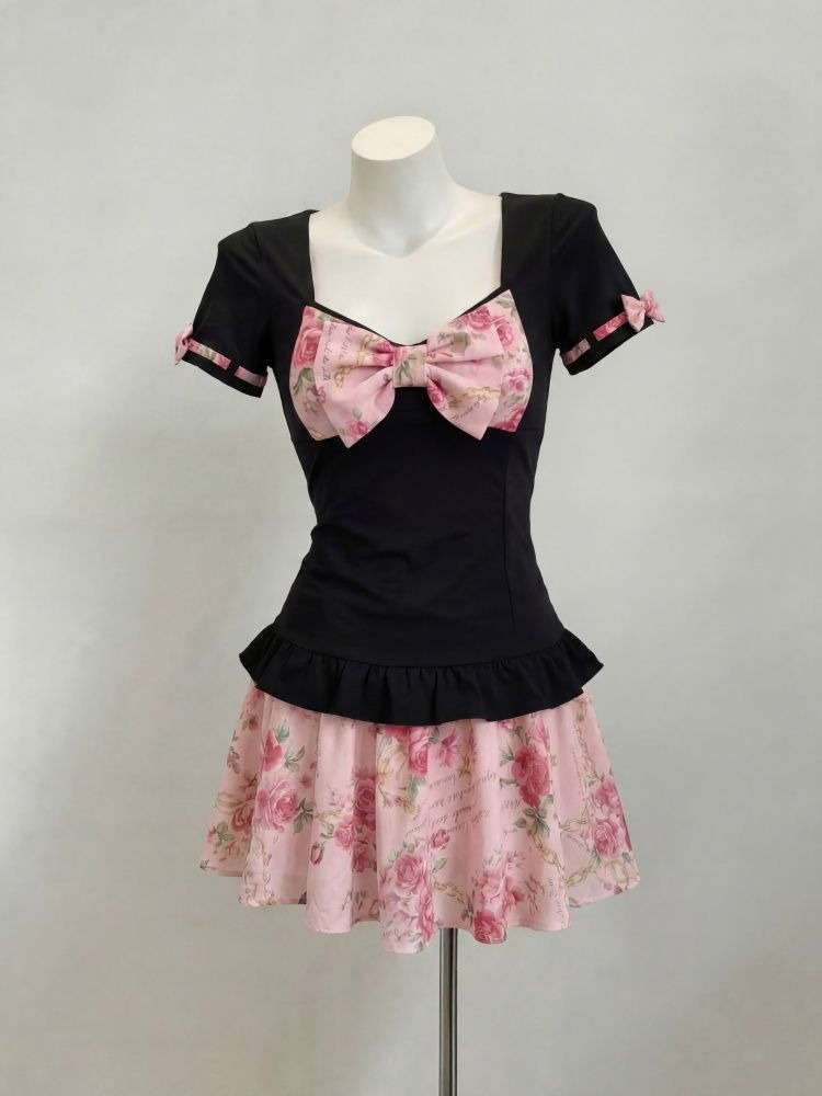 Women's Sweet Floral Print Two - Romper Floral Print recensie en prijs